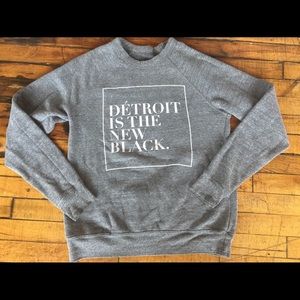 Detroit is the New Black hipster sweatshirt